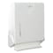San Jamar True Fold C-Fold/Multifold Paper Towel Dispenser, 11.63 x 5 x 14.5, White T1905WH - alternate 3
